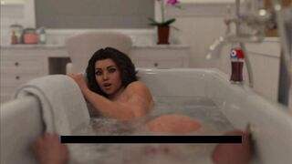 Stepmom Caught By Stepson Whilst Exposed In Bathtub And Giving Footjob