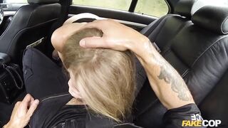 Fake Cop - Truck Stop Temptation: Sexually excited Girl Drilled Hard in the Police Car with Unfathomable Mouth Action