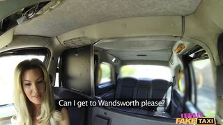 Female Fake Taxi - Tattooed Stud Gives Driver a Facial for a Fare