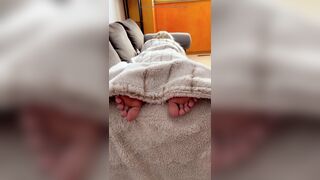 Sneaking Up On Your Step Sisters Soft, Consummate, Pretty Wrinkled Soles During the time that This babe Takes a Nap (Preview)