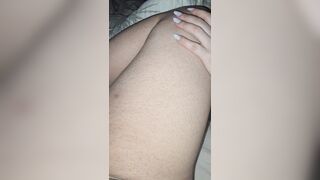 Step mommy hand will slide on step son penis during the time that is on his leg or not