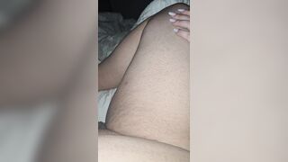 Step mommy hand will slide on step son penis during the time that is on his leg or not