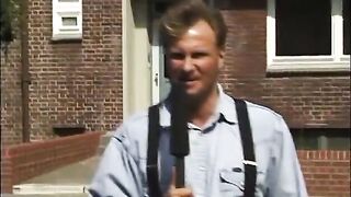 Golden-haired mother i'd like to fuck giving an interview