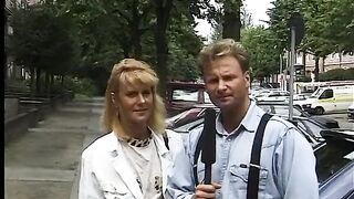 Golden-haired mother i'd like to fuck giving an interview