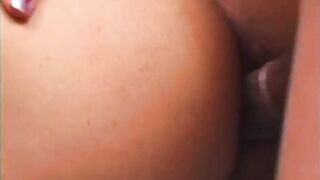 Trans woman on the large schlong...cum in throat