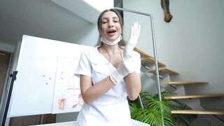 Superlatively good Dentist Deepthroat & Reverse Cowgirl Bang