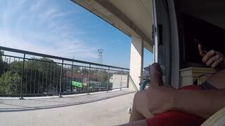 The weather is flawless for a patio pee and a cum.