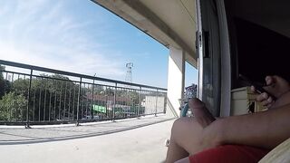The weather is flawless for a patio pee and a cum.