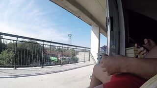 The weather is flawless for a patio pee and a cum.