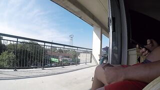 The weather is flawless for a patio pee and a cum.