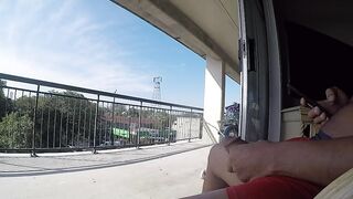 The weather is flawless for a patio pee and a cum.