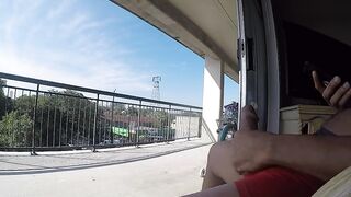 The weather is flawless for a patio pee and a cum.