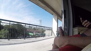 The weather is flawless for a patio pee and a cum.