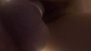Fast constricted creamy twat shower ride.