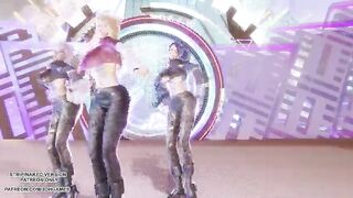 [MMD] KARD - GUNSHOT - Ahri, Kaisa & Evelynn Hawt Kpop Dance League of Legends Anime Uncensored 4K 60FPS