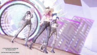 [MMD] KARD - GUNSHOT - Ahri, Kaisa & Evelynn Hawt Kpop Dance League of Legends Anime Uncensored 4K 60FPS