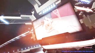 Nude Lesbian Wrestling match Alexa Nova gets owned by Kelli