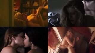 Kate Mara sex and nudity split-screen compilation