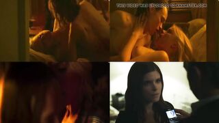 Kate Mara sex and nudity split-screen compilation