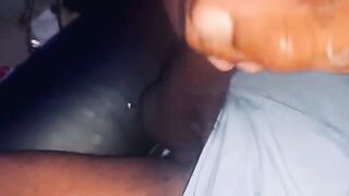 POV: U Walk In On Me Jerking off My Huge Ebony Shlong