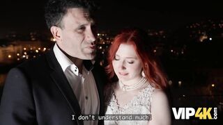 VIP4K. A Nasty Redheaded bride filmed a Homemade Porn episode with her Spouse right after the Wedding