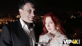 VIP4K. A Nasty Redheaded bride filmed a Homemade Porn episode with her Spouse right after the Wedding