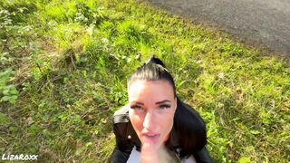 Hawt Stable Worker Took Me Into the Forest… Risky Smokin' Deepthroat POV