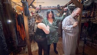 Part 1:- Torture Session for Stephanie for Not Sucking Sufficiently Shlong with Goddess Satana and Lanista Bear.