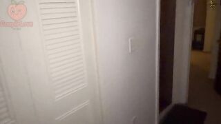 Coming Home to stepMom - Pervert stepSon Cums on Melons