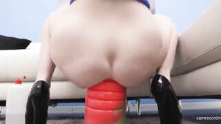 Wicked Brunette hair Honey Takes a Unfathomable Triple Anal Torture in a Wild Hardcore Session