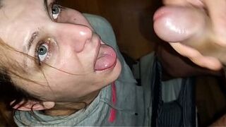 Hot mother I'd like to fuck Wife Sucking Large Schlong Deepthroat Fellatio Spunk fountain Compilation