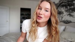 U've not ever cum so fast! JOI, twat licking and obscene talk from girl