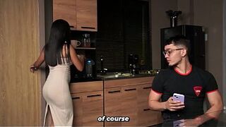 Banging my hawt brunette hair stepsister is the most excellent part of living jointly—especially when no one else is home! - What a great screw