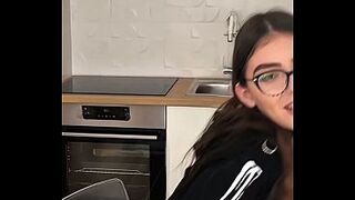 WET, MOIST AND HAWT - Hawt 18yo Sucks Large Wang in Bizarre Sloppy Oral-sex in POV