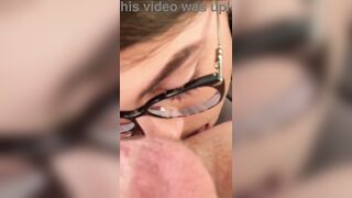 WET, MOIST AND HAWT - Hawt 18yo Sucks Large Wang in Bizarre Sloppy Oral-sex in POV