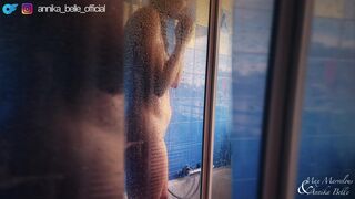 See me play in my shower - Voyeur Time with Annika Belle