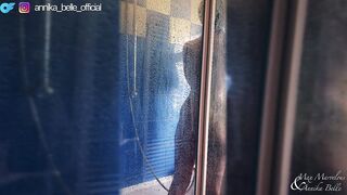 See me play in my shower - Voyeur Time with Annika Belle