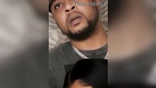 Hot tiny eighteen year old sucking large ebony schlong