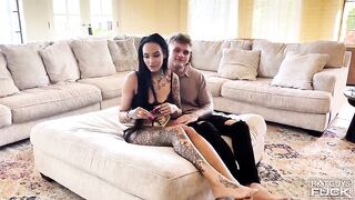 Tatted Love Island Sexy Screw with Ivy Steele your chap.