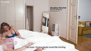 Step Daughter Catches Step Mamma Shalina Devine Banging Her Spouse to Creampie Finish