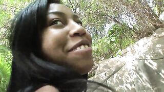 ebony angel likes white dick