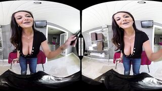Ava Addams bangs your brains out after giving u a hair cut