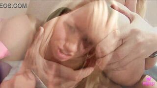 Lauren A reverse cowgirls Ivan L until this guy discharges a giant load across her face. That babe groans louder with every thrust as her body trembles from the intensity whilst that guy grasps her thighs and keeps pounding!