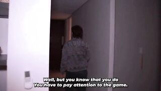 Lustful Colombian woman hooks up with her spouse's allies - Celeste Alba's Group-sex