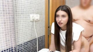 College cutie paying rent this month to her 48-year-old landlord