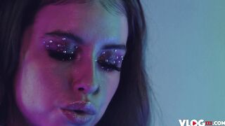 Skinny Playgirl Eden Ivy Tempting Vibe Caught on Camera