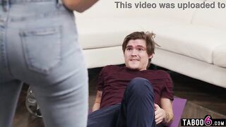 Stepmom her tits are naked and it drove stepson literally eager