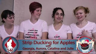 A classic Undress Ducking for Apples turns into a seductive defiance