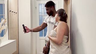 Interracial BBC Squirting Creampie And Cum On Large Bazookas For Curvy mother I'd like to fuck Lady Lyne