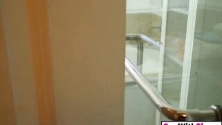 Large titties curvy teen step sister makes step brother clean her up and pound her hirsute vagina